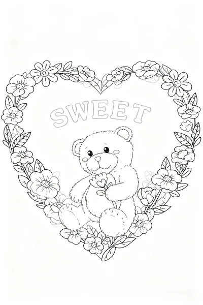 Cute Coloring Pages — coloring page collection